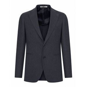 Tagliatore Men Textured Fabric Blazer Jacket With Two Buttons